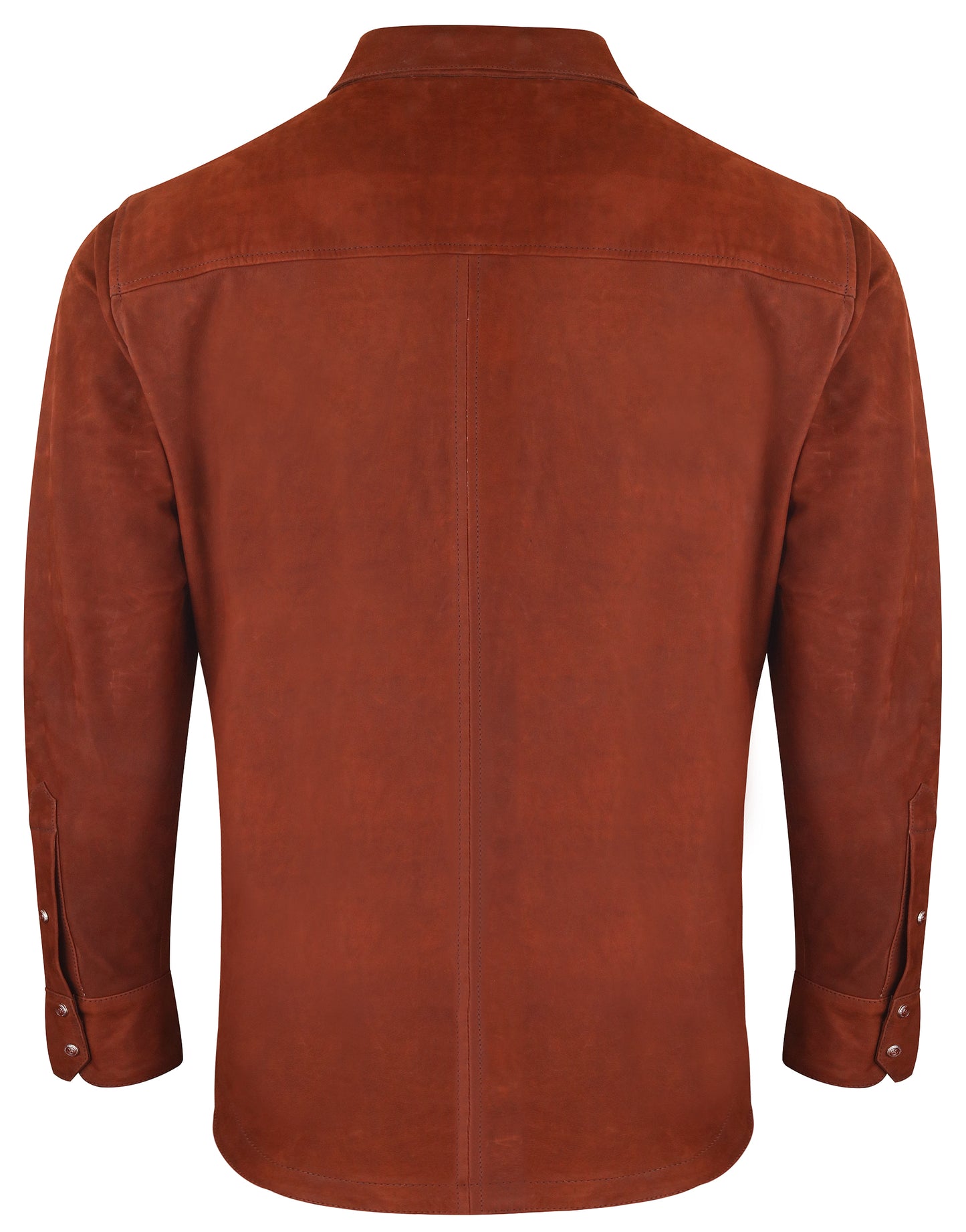 Bul - Camicia 100% Vera Pelle Burgundy