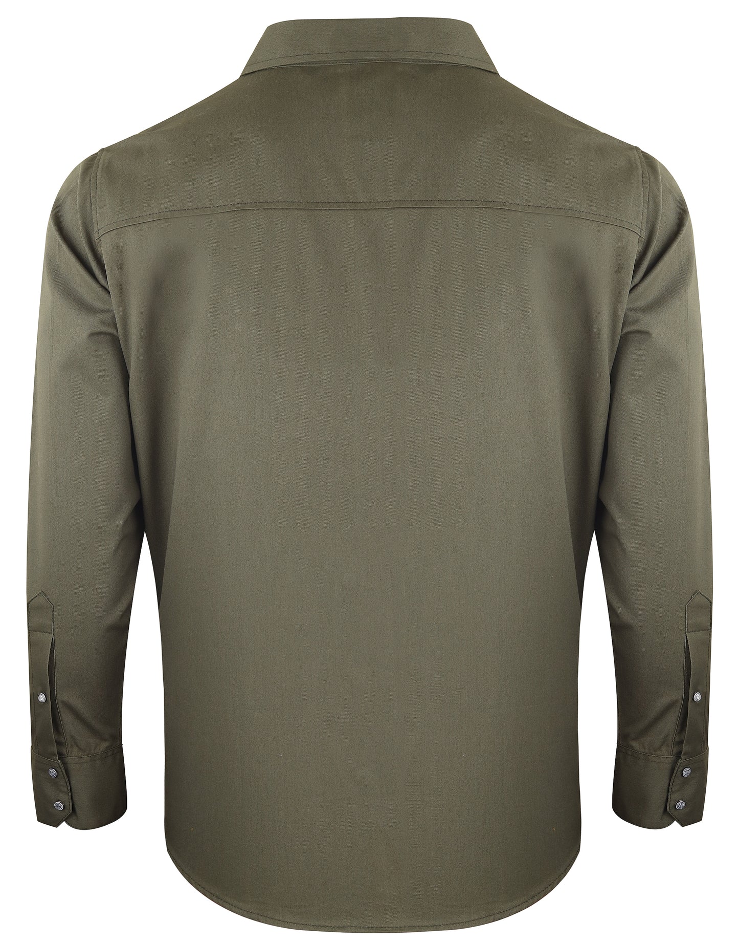 Camicia 100% Cotone Military Green