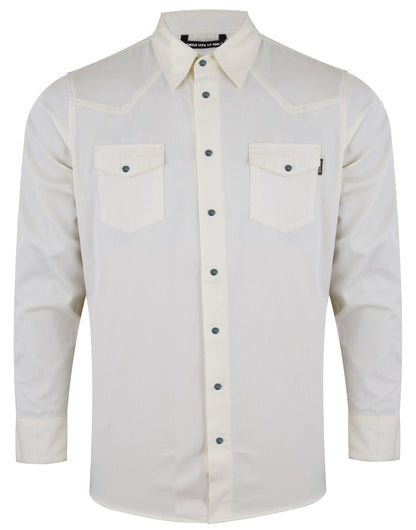 Camicia 100% Cotone Off White