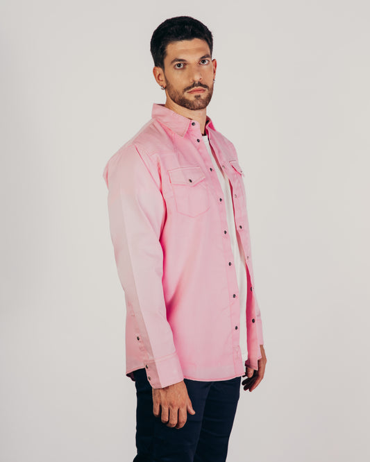 Camicia 100% Cotone Pink